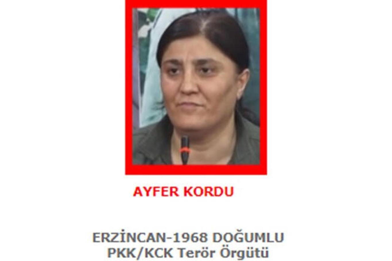 PKK'nin kadın yapılanması sorumlusu öldürüldü PKK'nin kadın yapılanması sorumlusu öldürüldü